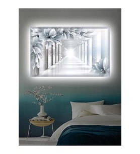 Led Işıklı 3d Dekoratif Hediyelik Kanvas Tablo