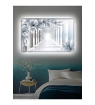 Led Işıklı 3d Dekoratif Hediyelik Kanvas Tablo