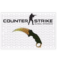 Counter Strike Cs Go Karambiit Knife Skins Puzzle