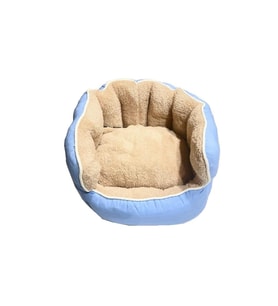 Yıkanabilir Kumaş Silikon Elyaf Dolgulu Kedi Köpek Yatağı 45cm