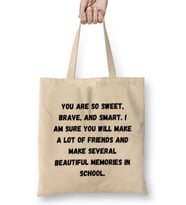Happy First Day Of School Quotes 2021 BACK TO SCHOOL Bez Çanta Uzun Saplı