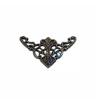 Dekoratif Köşe Süsü, Köşelik - Küçük, 19x34mm, Antik, 100 Adet