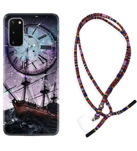 Samsung A02S A03S A10 A12 A13 A21S A22 Kılıf Boyun Asklı Rasta Silikon Time 1749