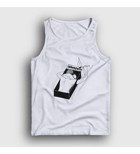 Presmono Unisex Beyaz Match Lovers Valentine's Day Sevgililer Günü Atlet 285119tt (Beyaz)