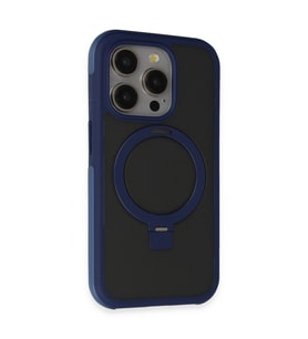 Joko Apple İphone 15 Pro Max Zorda Airbag Magsafe Standlı Kapak - Lacivert