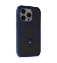 Joko Apple İphone 15 Pro Max Zorda Airbag Magsafe Standlı Kapak - Lacivert