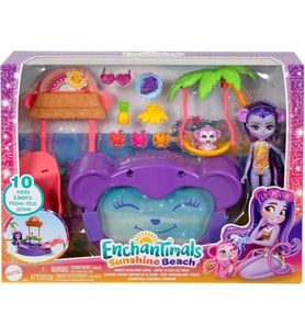 Enchantimals Eğlenceli Havuz Partisi Oyun Seti HTW73 (Çok Renkli)
