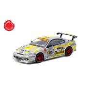 Tarmac Works 1/64 HKS Hiper Silvia RS-2 Chrome Red - Tokyo Auto