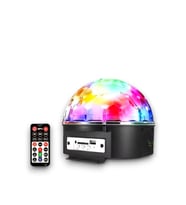 Sese Duyarlı Disko Topu SD Kart ve USB Girişli LED Disko Işıklı Speaker Hoparlör (Kumandalı) (ATLANTİK-SOHO ANTRASİT)