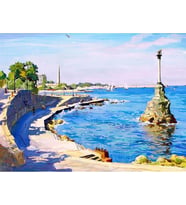 Dalgakıran Sayılarla Boyama Seti(40x50 cm Tuval Şasesine Gerili)