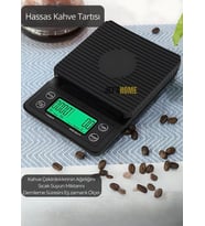 Dijital Tartı Göstergeli Hassas Kahve Tartısı