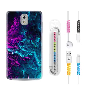 Samsung Note 3 4 5 8 9 20 Ultra 10 Lite Kılıf Kablo Koruma Spiral Silikon Explosive 1734