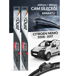 Citroen Nemo 2008-2017 Uyumlu Silecek Takımı 650MM/480MM S9