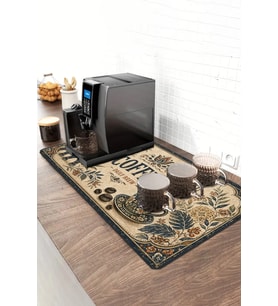 Valerine Life Barista Kahve Barı Matı 40x90cm Espresso Makinesi Çaycı Altlığı Maharaja Coffee