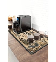 Valerine Life Barista Kahve Barı Matı 40x90cm Espresso Makinesi Çaycı Altlığı Maharaja Coffee