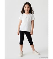 LCW Kids Siyah Basic Kız Çocuk Tayt