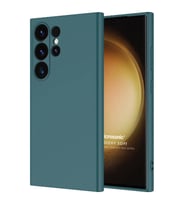 Microsonic Samsung Galaxy S25 Ultra Kılıf Groovy Soft Koyu Yeşil (Koyu Yeşil)