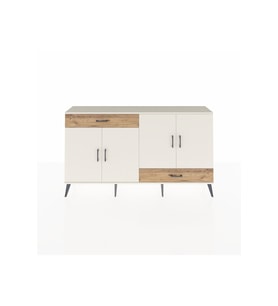 Arges Konsol 5 Raflı 2 Çekmeceli 4 Kapaklı 176x30x99 Aytaşı-Aytaşı/Çam