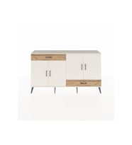 Arges Konsol 5 Raflı 2 Çekmeceli 4 Kapaklı 176x30x99 Aytaşı-Aytaşı/Çam