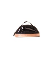 Kaukko Florid Crescent Kalem Çantası Black-Rose K1860
