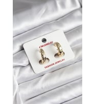 14K Gold Renk Kaplama CM Kadın Küpe - TJ-BKP11420
