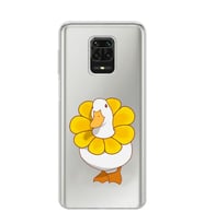 Redmi Note 9 Pro/Note 9S Uyumlu Tatlı Ördek Desenli Şeffaf Telefon Kılıfı