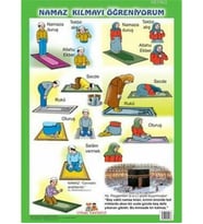Namaz Kılmayı Öğreniyorum / Abdest Almayı Öğreniyorum Posteri