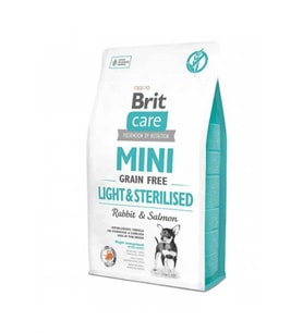 Brit Care Tahılsız Mini Light Sterillised Tavşanlı Köpek Maması 2 Kg