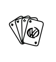 Volkswagen İçin Uyumlu Aksesuar Iskambil Oto Sticker 13*11 Cm
