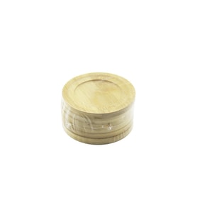 YUVARLAK= ÇAP: 9.7CM 6PCS BAMBU - AHŞAP ÇAY TABAK (5343)