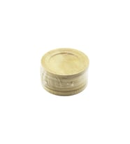 YUVARLAK= ÇAP: 9.7CM 6PCS BAMBU - AHŞAP ÇAY TABAK (5343)