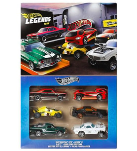 Hot Wheels Silver Series Efsane Temalı 6lı Metal Araba Seti JBY78