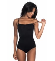Amora Secret Siyah Mı Emay 1923 Soft İp Askılı Çıtçıtlı Body