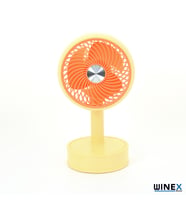 Winex Mini Taşınabilir Portatif Fan 3 Kademeli Vantilatör Sarı