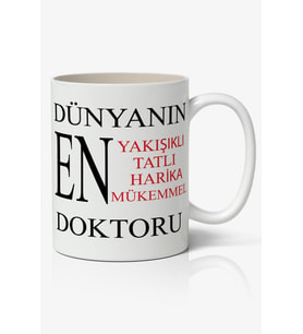 Doktorlar Günü Temalı Baskılı Kupa Bardak Baskılı Kahve Kupa Bardak