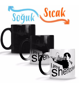 I Am Sherlocked Sihirli Kupa Bardak Porselen