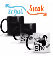 I Am Sherlocked Sihirli Kupa Bardak Porselen