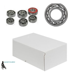 Honda Spacy 110 ,Activa 125S ,Alpha ,Rks Spontini 110 Uyumlu Şanzıman Rulman Seti _Supermoto (Renksiz)