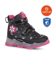 Buckhead 3034 Snowy WATERPROOF-IŞIKLI Anatomik Çocuk Bot Siyah