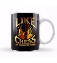 Like Chess But With Puncture Wounds Funny Fencing Kupa Bardak Porselen