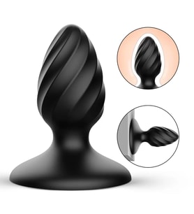 CHICK Güçlü Vantuzlu Spiral Tasarım Silikon  Plug