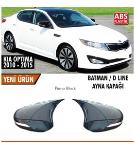 Kia Optima Uyumlu Batman Ayna Kapağı Piano Black / 2010 - 2015 Parça