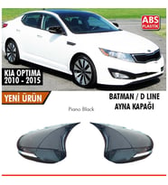 Kia Optima Uyumlu Batman Ayna Kapağı Piano Black / 2010 - 2015 Parça