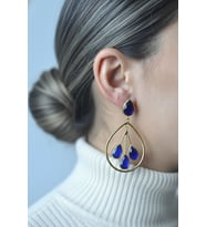 Kadir Jewellery 22 Ayar Altın Kaplama Kadın Sallantılı Küpe -El İşçiliği Ve Hipoalerjenik Küpe (Renksiz)
