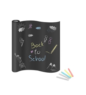 Kara Tahta Kendinden Yapışkanlı Kağıt, Tebeşir Sticker, Yaratıcı Dekorasyon