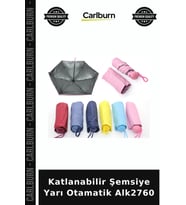 Özel Üretim Yağmurluk Aksesuar Pratik Taşınabilir Günlük Katlanabilir Şemsiye Yarı Otamatik Alk2760