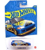 Hot Wheels - 92 Honda Civic Eg - 58Th Anniversary (1/64) Jkx82 (Çok Renkli)