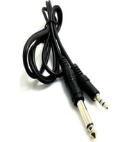 BİLGİSAYAR AMFİ ARASI SES AKTARIM KABLOSU 3.5MM + 6.3 MM AMFİ SES KABLOSU 3.5MM, 6.3M BİLGİSAYAR AMFİ ARASI SES KABLO