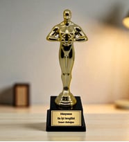 Kendin Tasarla İsim Baskılı Oscar Ödülü Öğretmene Öğrenciye Sevgiliye Hediye