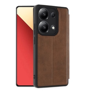 Note 13 4G Kılıf Flip Cover - Taba